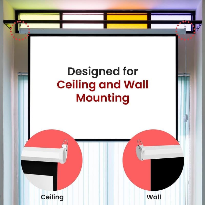 Home manual auto lock series, projector screen, hd,3d and 4k ready