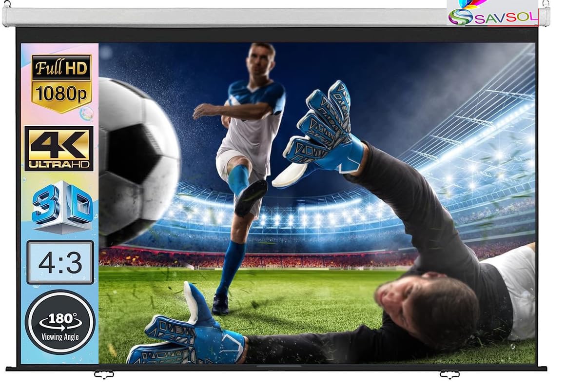 wall type without lock projector screen